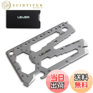 �y���������zLever Gear �c�[���J�[�h 40�� �J�[�h�^�C�v �}���`�c�[�� ���\�c�[�� �c�[���Z�b�g TSA���F (�V���o�[)