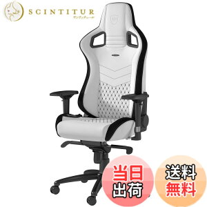 �y���������znoblechairs EPIC �Q�[�~���O�`�F�A �m�[�u���`�F�A�[�Y �G�s�b�N ���{���K�㗝�X�i �v���~�A���z���C�g NBL-PU-WHT-002 �F�F�v���~�A���z���C�g�A�T�C�Y�F��1265-1330 x 670 x 565mm