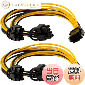 �y���������zJBingGG 6�s��PCIe - 2 x PCIe 8�i6 + 2�j�s���}�U�[�{�[�h�O���t�B�b�N�X�r�f�I�J�[�hPCI-e�X�v���b�^�n�u�d�������P�[�u���i2�p�b�N20cm�j