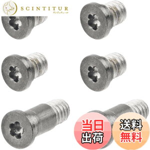 �y���������zolivins MacBook Pro Retina 13�C���` A1706 2016 2017 Bottom Case Screws �Ή� �����p �{�g���P�[�X �l�W �F�F�V���o�[�A�T�C�Y�FPentalobe P5