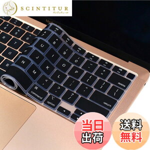 �y���������zMasiBloom �V���R�[���L�[�{�[�h�J�o�[�X�L�� MacBook Air 13�C���`�p Apple M1�`�b�v���f�� A2337 Air 13�C���` 2020�N11������ Touch ID �č��Ń\�t�g�^�b�`�A�N�Z�T���[�v�� �F�F�u���b�N�A