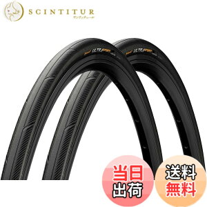 �y���������zContinental(�R���`�l���^��) Ultra Sport 3(�E���g���X�|�[�c3) Black/Black 700x28C FB ���[�h�p�N�����`���[�^�C�� 2�{�Z�b�g �F�F�u���b�N�A�T�C�Y�F700x28C