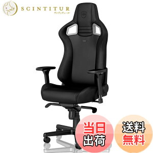 �y���������znoblechairs �Q�[�~���O�`�F�A �f�X�N�`�F�A EPIC BLACK EDITION �i�G�s�b�N �u���b�N�G�f�B�V�����j�n�C�u���b�h PU���U�[ �}�b�g�u���b�N NBL-PU-BLA-005 �F�F�}�b�g�u���b�N�A�T�C�Y�FMedi