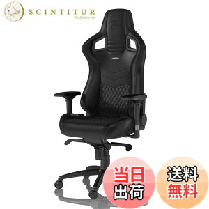 �y���������znoblechairs �Q�[�~���O�`�F�A �I�t�B�X�`�F�A EPIC �G�s�b�N ���A�����U�[ �u���b�N NBL-RL-BLA-002 �F�F�u���b�N�A�T�C�Y�F��126.5cm x 67cm x 56.5cm