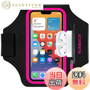 �y���������zRUNBACH �A�[���o���h iPhone 14 Pro Max/14 Plus/iPhone 13 Pro Max/12 Pro Max/11 Pro Max/XS Max/iPhone 8 Plus/7 Plus/6 Plus�p�A�h���X�|�[�c�A�[���o���h�AAirpods�ƎԂ̃L�[�p�̃W�b�p�[�X���b�g�t�� �F�F