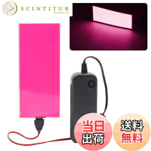 �y���������zX-STYLE �L�@EL�p�l�� EL�Ɩ��p�l�� 3���[�h 3V 120mmx50mm DIY �J�b�g�\ ����o�b�N���C�g �B�e�p �d�r�P�[�X�t�� 1�Z�b�g �F�F�s���N�A�T�C�Y�F12x5cm