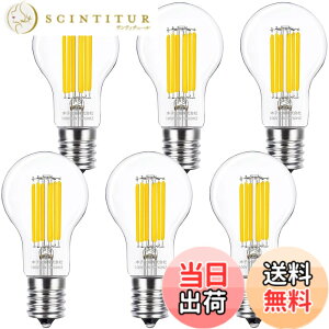�y���������zAcidea A40 LED�d�� 60W�` �t�B�������g �������a17mm �������Ή� led�G�W�\���d�� �ȃG�l 6W �d���F 2700K ���P�x 813lm �����Ή� �f�M�ގ{�H���Ή� �L�z���^�C�v PSE�F�؍ς� 6��