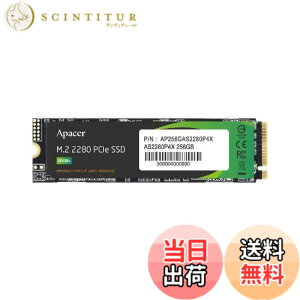 �y���������zApacer �A�y�C�T�[ M.2 SSD �F�F�u���b�N�A�T�C�Y�F256GB