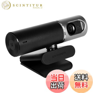 �y���������zStreamplify �X�g���[���v���t�@�C web�J���� CAM Pro 4K UHD 30FPS ����p105° 850����f CMOS�Z���T�[���� 5�{�f�W�^���Y�[�� ��]���v���C�o�V�[�V���b�^�[ �O�r �X�^���h �t�� �{��360°��