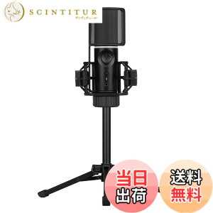 �y���������zStreamplify �X�g���[���v���t�@�C MIC TRIPOD USB �R���f���T�[�}�C�N �P��w���� �J�[�f�B�I�C�h 48kHz/16bit �N�C�b�N�~���[�g�{�^�� �w�b�h�z���o�� �|�b�v�K�[�h �O�r�X�^���h�t�� US