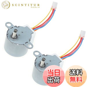 �y���������zSALUDABLE �X�e�b�s���O���[�^�[ 24BYJ48 �d�� DC 12V ���� 1/64 2�� �F�F�V���o�[