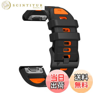 �y���������z[SQHYWJ] 22mm 26mm ��F�V���R���E�H�b�`�o���h �ւ��x���g �͂ɓK�� GARMIN(�K�[�~��) Fenix 8 / Fenix 7X / Fenix 6X / Fenix 5X /Fenix 7/6/5 �p ���� �x���g �N�C�b�N�����[�X�u�����t�� �F�F�u