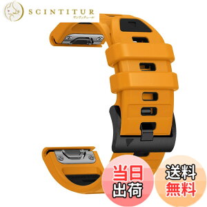 �y���������z[SQHYWJ] 22mm 26mm ��F�V���R���E�H�b�`�o���h �ւ��x���g �͂ɓK�� GARMIN(�K�[�~��) Fenix 8 / Fenix 7X / Fenix 6X / Fenix 5X /Fenix 7/6/5 �p ���� �x���g �N�C�b�N�����[�X�u�����t�� �F�F�I