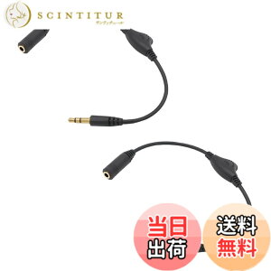 �y���������z3.5mm �w�b�h�z������ �P�[�u�� 30cm �C���z�������P�[�u�� 2�Z�b�g �_�C���������ʒ����\ �����򉻖h�~ �C���z���W���b�N�����R�[�h ���ʒ��� (�u���b�N) �T�C�Y�FB0DPYWZ7VB