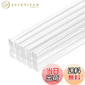 �y���������zuxcell �A�N�����p�_ �A�N�����_ �N���A PMMA�o�[���o�� �A�N�����v���X�`�b�N�X�e�B�b�N DIY�N���t�g�Ɩ����|�����p �F�F�N���A�A�T�C�Y�F5mm x 300mm