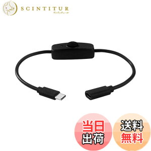 �y���������zYBGGJO USB�X�C�b�` ON/OFF�����v 28cm USB�P�[�u�� Type-C USB-C USB-PD100W�Ή� �[�d�Ή� USB2.0�f�[�^�ʐM�Ή�