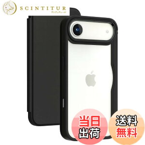 �y���������ziPhone17 Air �p �w�ʃN���A�蒠�^�P�[�X �u���b�N 437-cpu-bk �F�F�u���b�N