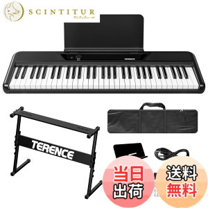 �y���������zTERENCE �d�q�s�A�m 61���� �L�[�{�[�h�s�A�m �F�F�u���b�N�A�T�C�Y�F�R���p�N�g