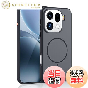 �y���������zHUKWIMO For OPPO Find X9 �P�[�X�y2025�N �}�O�l�b�g�z���� ���C�����X�[�d�Ή� �n�C�u���b�h�\�� �ϏՌ� �X�g���b�v�z�[���t�� OPPO Find X9 �Ή� [�u���b�N] �F�F�u���b�N