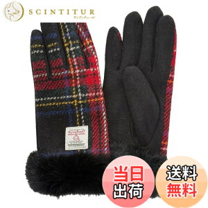 �y���������z[�X���[�s���O �V�[�v] �n���X�c�C�[�h Harris Tweed ���f�B�[�X �t�@�[�t�� ���N�� �j�b�g���n �R���r ��� �P�[�X�t�� �F�F���b�h�`�F�b�N�A�T�C�Y�F21cm�i���{�T�C�YS-M)