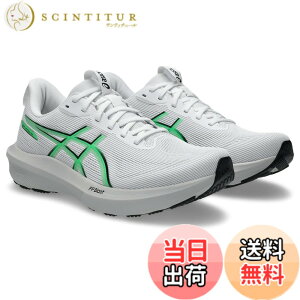 �y���������zasics(�A�V�b�N�X) �����Y GT-1000 14�����j���O�V���[�Y �F�F101(�z���C�g/�o�C�^�� �O���[��)�A�T�C�Y�F28.5 cm 2E