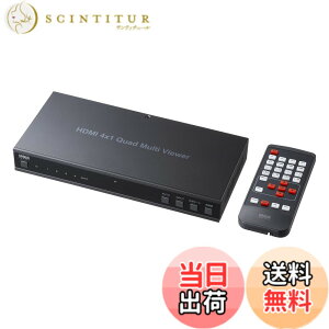 �y���������z�T�����T�v���C 4����1�o��HDMI��ʕ����ؑ֊� 4K/60Hz�Ή� SW-PHD41MTV �F�F�u���b�N