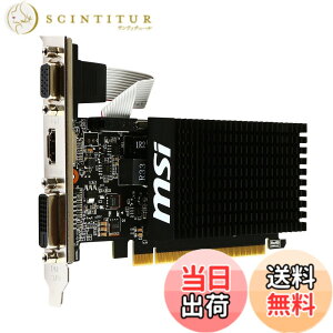 �y���������zMSI GeForce GT710 GDDR3 2GB �O���t�B�b�N�X�{�[�h VD5931 �T�C�Y�FGT 710 ����