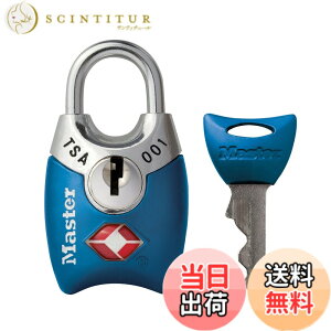 �y���������zMaster Lock TSA���b�N �싞�� �_�C������ �X�[�c�P�[�X�p �P�[�u���t�� �F�F04.�u���[