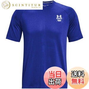 �y���������zUNDER ARMOUR(�A���_�[�A�[�}�[) �g���[�j���OT-�V���cUA�A�[�}�[�v�����g �V���[�g�X���[�u T�V���c�����Y �F�FRoyal / / White�A�T�C�Y�FM