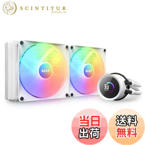�y���������zNZXT KRAKEN �ȈՐ���CPU�N�[���[ �F�F�z���C�g�A�T�C�Y�F280mm