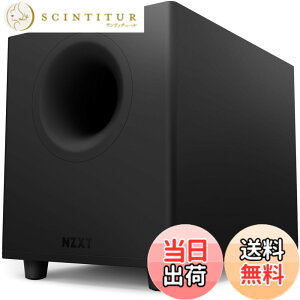 �y���������zNZXT Relay Subwoofer Black AP-SUB80-JP 140W�o�� �T�u�E�[�t�@�[ Speakers �f�X�N�g�b�v�T�C�Y �A���v���� PC�X�s�[�J�[