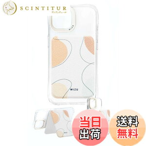 �y���������zwizu (�E�B�Y���[) �J�[�h�z���_�[ �X�^���h MagSafe�Ή� �J�[�h���� �X�}�z�X�^���h �E�H���b�g�X�^���h ���U�[ �}�O�l�b�g�V�[���t�� �F�FBeige wave