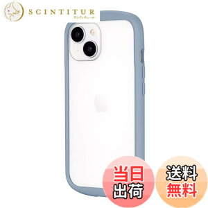 �y���������z���v���X(Leplus) iPhone 15/iPhone 14 �ϏՌ��n�C�u���b�h�P�[�X �uCleary�v �F�F�u���[