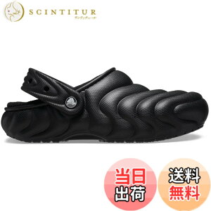�y���������zCrocs �j�����p�B Crocs Classic Lined Overpuff Clog Unisex Adult�N���b�O �F�F�u���b�N///�z���C�g�A�T�C�Y�F22.0 cm