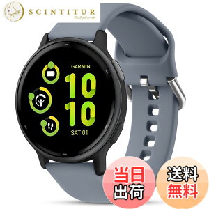 �y���������z�o���h �R���p�`�u�� Garmin Vivoactive5/Vivoactive3 �x���g/Venu Sq/Venu Sq2/Venu/Venu 2 Plus/Vivomove Sport �����o���h �����x���g,20mm �X�|�[�c�^�C�v�ʋC���_��V���J�Q�����X�g�o���h �F�F�A�b