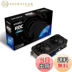 �y���������z�X�p�[�N��(Sparkle) Intel Arc A380���ڃO���t�B�b�N�J�[�h �V���O���t�@���uELF�v�V���[�Y [ �F�F�u���b�N