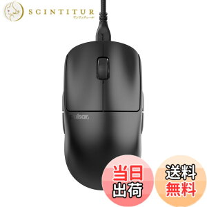 �y���������zPulsar Gaming Gears Wired �L���Q�[�~���O�}�E�X ���y�� 1ms 26000 DPI Optical Sensor PAW3395 �������K�i �F�F�u���b�N�A�T�C�Y�FMedium