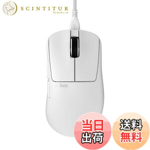 �y���������zPulsar Gaming Gears Wired �L���Q�[�~���O�}�E�X ���y�� 1ms 26000 DPI Optical Sensor PAW3395 �������K�i �F�F�z���C�g�A�T�C�Y�FMedium