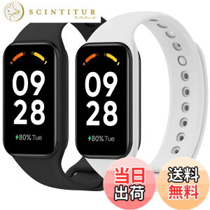 �y���������z[Amzpas] �o���h for Xiaomi Redmi Smart Band 2 ���� �V���I�~ �X�}�[�g Xiaomi Band 8 Active �����o���h �ւ��x���g �_�炩���V���R�� �����x���g ���߉\ �y2������z �F�F��+��