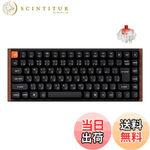 �y���������z�y�������K�i�zKeychron K2 Max �X�y�V�����G�f�B�V���� 75%���C�A�E�g QMK�J�X�^�����J�j�J���L�[�{�[�h ���C�����X2.4GHz/Bluetooth/�L���Ή� �E�b�h�{�A���~�t���[�� Keychron Super �� Mac/