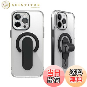�y���������zmomo stick iPhone 15 Pro Max�p Mag Grip �����Y�K�[�h �P�[�X �F�F�u���b�N�A�T�C�Y�FiPhone 15 Pro Max