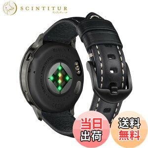 �y���������z[KeeFos] 22mm �o���h Garmin(�K�[�~��) Venu 4 45mm/Venu 3 45mm/2/Forerunner 570 47mm/Forerunner 265/255/255 Music/Vivoactive 4/Active �Ή� �����o���h ���U�[ �X�g���b�v �_�炩�� �ւ��x���g �j�����p ����