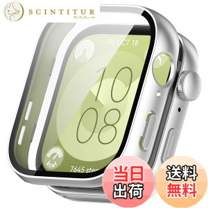 �y���������zHuawei Watch Fit 3�ɓK�p�P�[�X �ی� �K���X�t�B���� ��̌^ PC+TPE�ގ� ��d�\�� �S�ʕی� �����^ ���ϋv �����ȒP �ϏՌ� �Ή� Huawei Watch Fit 3�ɓK�p �X�}�[�g�E�H�b�`�ی�P�[�X ��