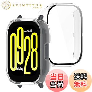 �y���������zBUITFOU For �V���I�~ Redmi Watch 5 Lite �J�o�[ Redmi Watch 5 Lite �P�[�X �����^ PC+�K���X�f�� ��̌^ �t�@�[�E�F�C xiaomi(�V���I�~)Redmi Watch 5 Lite �P�[�X�Ή� �S�ʕی� �����^ �����ȒP �Ϗ�