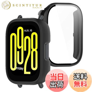 �y���������zBUITFOU For �V���I�~ Redmi Watch 5 Lite �J�o�[ Redmi Watch 5 Lite �P�[�X �����^ PC+�K���X�f�� ��̌^ �t�@�[�E�F�C xiaomi(�V���I�~)Redmi Watch 5 Lite �P�[�X�Ή� �S�ʕی� �����^ �����ȒP �Ϗ�