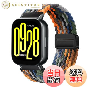 �y���������z[KeeFos] 22mm �o���h Xiaomi Watch S4/S3/Redmi Watch 5 Active/5 Lite �Ή� �����o���h �i�C�����f�� ���C�o�b�N�� �}�O�l�b�g���o�b�N�� �ւ��x���g �L�k�� �T�C�Y���� �҂� �ʋC�� �X�|�[�c ��