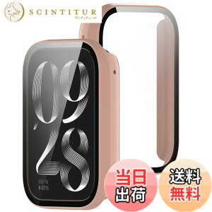 �y���������zBUITFOU For �V���I�~ Band 8 Pro �J�o�[ xiaomi smart band 8 pro �P�[�X �����^ PC+�K���X�f�� ��̌^ xiaomi(�V���I�~)band 8 pro �P�[�X�Ή� �S�ʕی� �����^ �����ȒP �ϏՌ� �����ߗ� �w��h�~ 