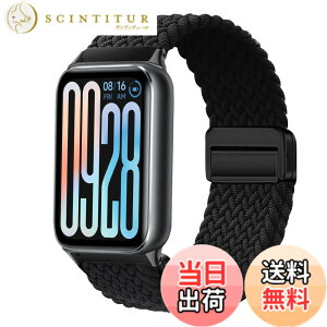 �y���������z[KeeFos] �o���h Xiaomi Smart Band 9 Pro/Xiaomi Smart Band 8 Pro/Redmi Watch 5/Redmi Watch 4 �Ή� �����o���h �i�C�����f�� ���C�o�b�N�� �}�O�l�b�g���o�b�N�� �ւ��x���g �݊��� �L�k�� �T�C�Y����