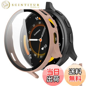 �y���������zINIAYOH For Garmin Venu 2 �J�o�[ �K�[�~�� Venu 2 �ی�P�[�X �����K���X�t�B����+���ϏՌ�PC�t���[�� ���˒ጸ �w��h�~ �y�ʃX�����݌v �F�F�s���N�A�T�C�Y�FVenu 3S