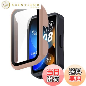 �y���������zINIAYOH For HUAWEI Band 10 �J�o�[ �t�@�[�E�F Band 10 �ی�P�[�X �����K���X�t�B����+���ϏՌ�PC�t���[�� ���˒ጸ �w��h�~ �y�ʃX�����݌v �F�F�s���N�A�T�C�Y�FBand 10